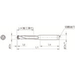 京セラ　マジックドリル用ホルダ　ＳＳ−ＤＲＣ　加工深さ３×ＤＣ　SS20-DRC180M-3　1 本
