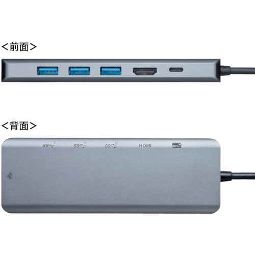 ＳＡＮＷＡ　ＵＳＢ３．２Ｇｅｎ２対応Ｔｙｐｅ−Ｃドッキングステーション　USB-DKM1　1 台