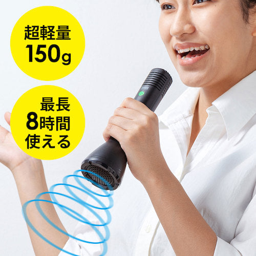 SANWA Handheld Microphone Type Amplifier Speaker MM-SPAMP11N 1 unit