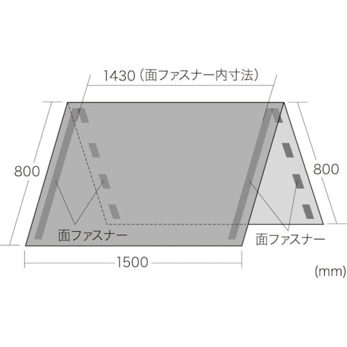 SANWA 대형 디스플레이 커버(50~55인치 대응) SD-DCV5055 1장