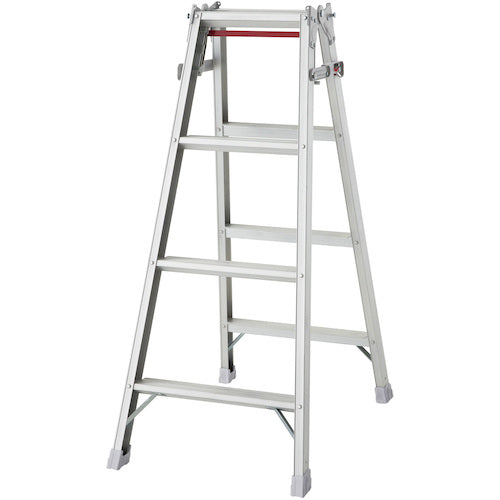 Hasegawa Aluminum Ladder/Stepladder Standard Type One-Touch Bar RD Type 4 Steps (10262) RD-12B 1 Unit
