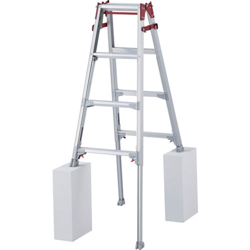 하세가와 다리부 신축식 알루미늄 사다리 겸용 각립 RYZL형 4단(10200) RYZL-12 1대