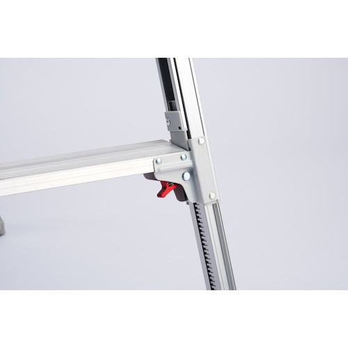 Hasegawa RYZ-09C 1 unit, extendable aluminum stepladder with one-touch bar, RYZ type, 3 steps (10192)