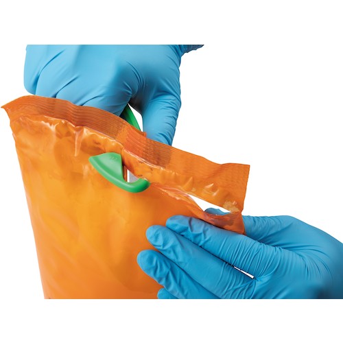 Kai Corporation Hook Knife for Foreign Body Contamination Prevention (Blue) 100 pieces 750BH0854 1 S