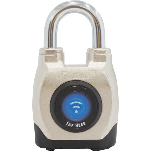JSB [Limited stock special price] eGeeTouch waterproof smart padlock (short shackle) 5-02201-94 1 unit