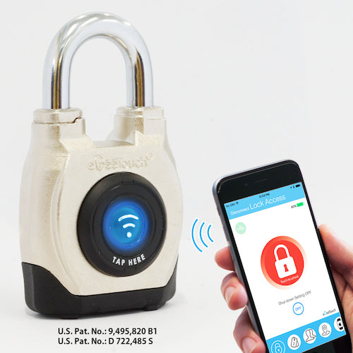 JSB [Limited stock special price] eGeeTouch waterproof smart padlock (short shackle) 5-02201-94 1 unit