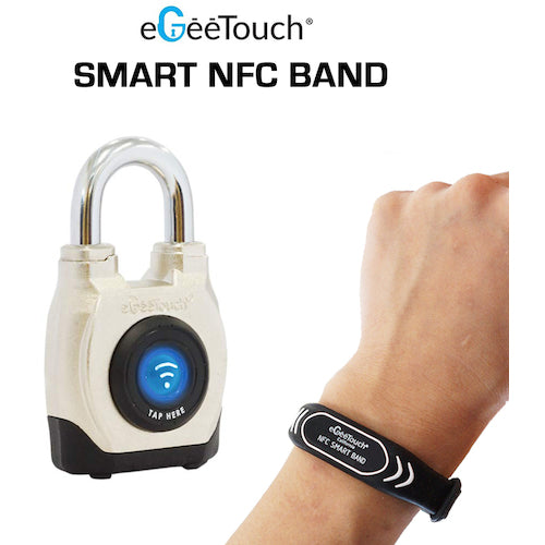 ジェーエスビ　ｅＧｅｅＴｏｕｃｈＮＦＣ　Ｓｍａｒｔ　リストバンド（黒２本セット）　5-NFC-2002WB　1 個