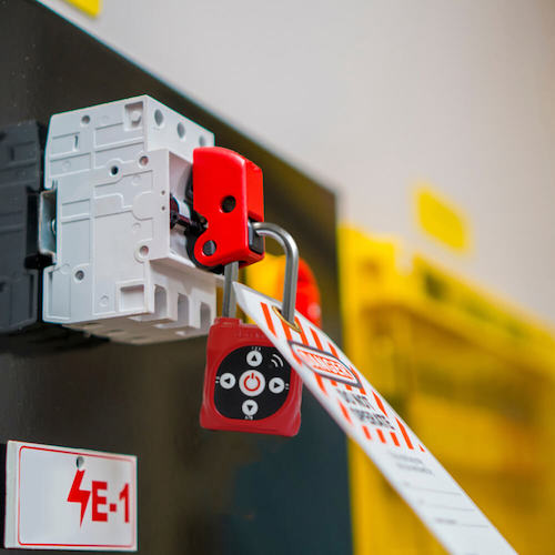 제이스비 eGeeTouchLOTO 패드록 (적색 GT5107) 5-05105-97 1개