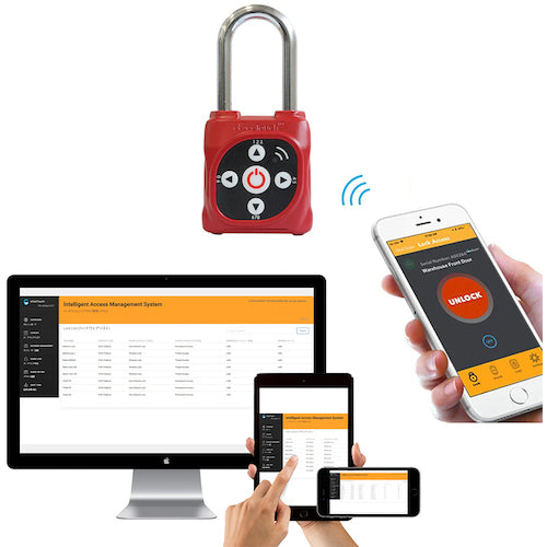 제이스비 eGeeTouchLOTO 패드록 (적색 GT5107) 5-05105-97 1개