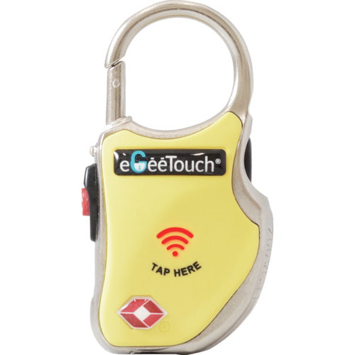 JSB eGeeTouch Smart Travel Lock (Yellow) 5-01000-86 1 piece