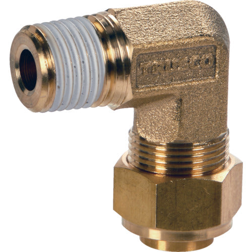 TRUSCO 퀵 씰 피팅 엘보 φ4X2.5 호칭 R1/8 TS-4X25-01LM 1개