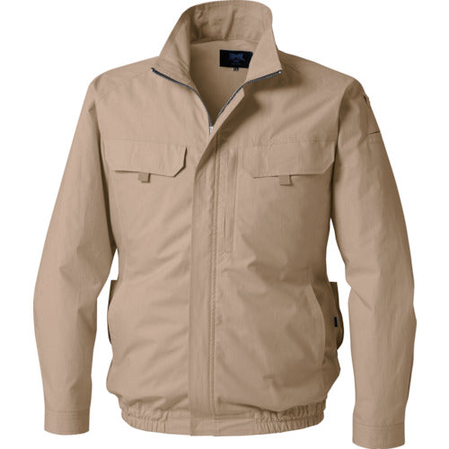 空調服　【今期完売】長袖ブルゾン　ベージュ　４Ｌ　KU92230B20S6　1 着