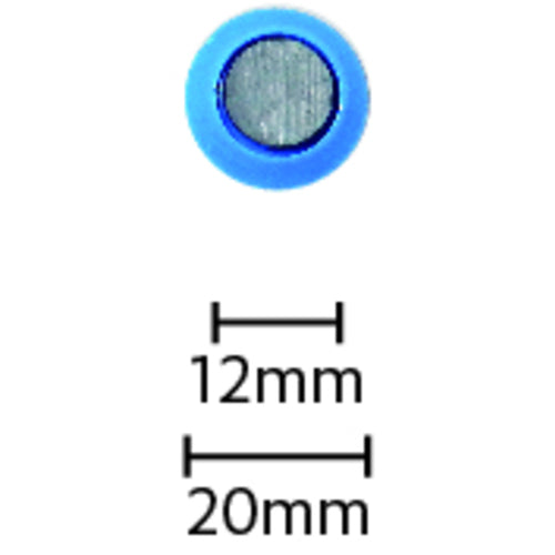 ｍｉｔｓｕｙａ　カラーマグネット丸型＃２０　青　　　　　　MR-20-BU　10 個