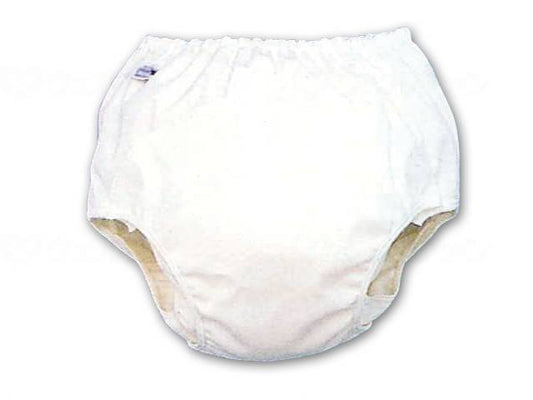 Monate Medical Pants-type Diaper Cover, White, 3L