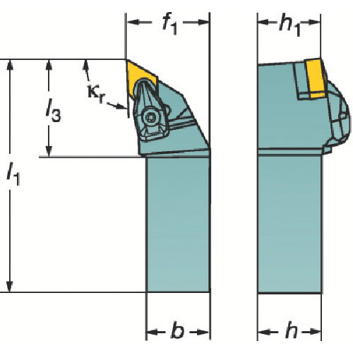 Sandvik Coromant RC Shank Bit for Negative Inserts (410) DDJNL2525M1504 1 Piece