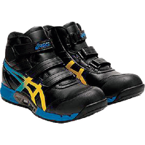 ASICS 윈잡 CP308 AC 블랙×바이브란트 옐로우 25.0 cm 1271A055.001-25.0 1 발