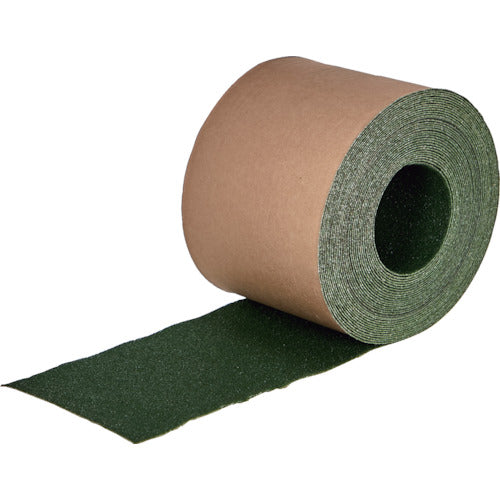 ＴＲＵＳＣＯ　ノンスリップテープ　屋外用　１００ｍｍＸ１０ｍ　緑　TNS-10010　1 巻