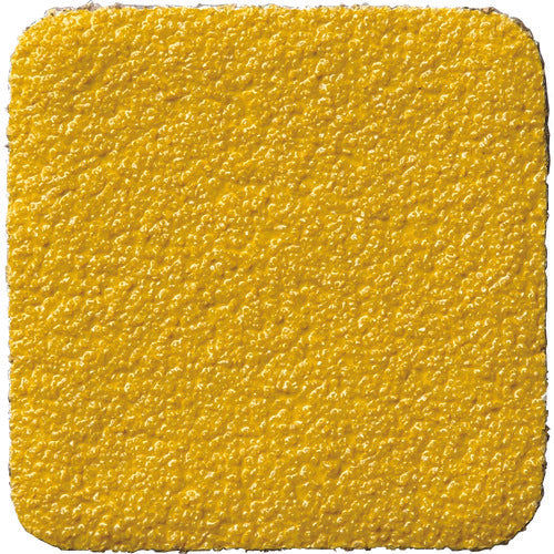 TRUSCO 논 슬립 테이프 옥외용 40mmX40mm 옐로우 50장입 TNS-4040Y 1상자