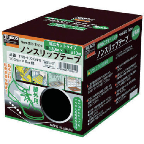 ＴＲＵＳＣＯ　ノンスリップテープ　屋外用　１５０ｍｍＸ６１０ｍｍ　グレー　５枚入　TNS-150610GY　1 箱