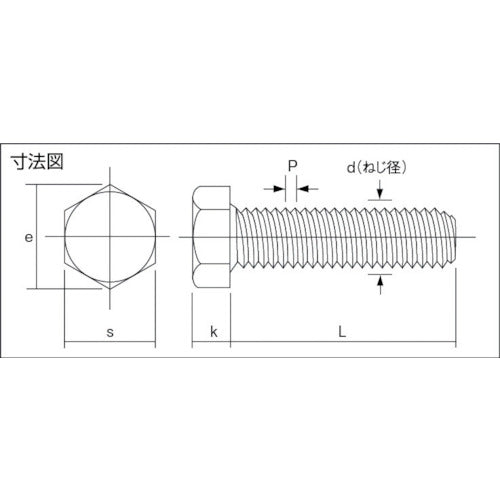 コノエ　六角ボルト　スチール　ユニクロ　全ねじ　Ｍ６×１０　（８００本入）　BT-SS-0610　1 箱