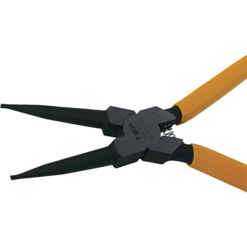 ＴＯＰ　スナップリングプライヤ穴用直爪　１２５ｍｍ　使用範囲１２〜２５ｍｍ　HS-125　1 丁
