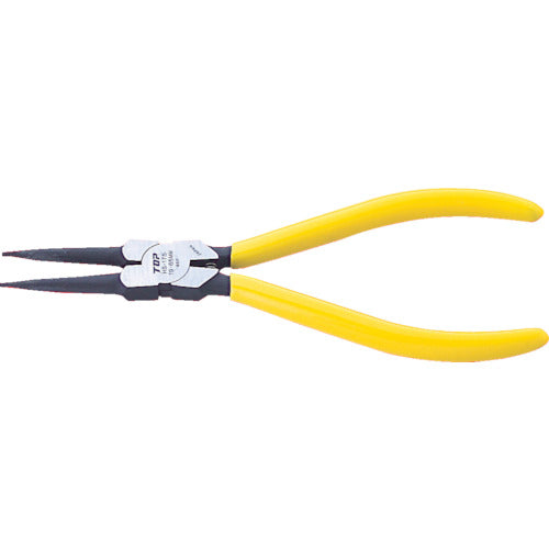 ＴＯＰ　スナップリングプライヤ穴用直爪　１２５ｍｍ　使用範囲６〜１１ｍｍ　HS-125F　1 丁