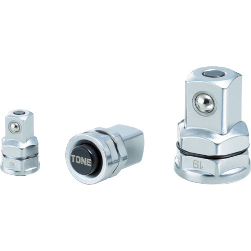 TONE 소켓 어댑터 래칫 안경용 어댑터 삽입각 9.5mm 전장 23mm RA3 1개