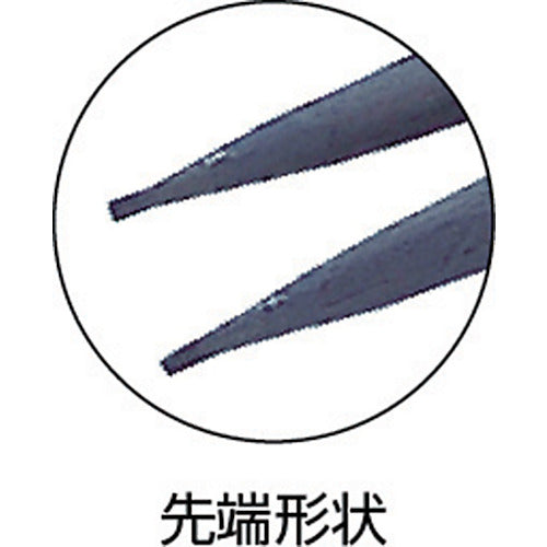 ＴＯＰ　スナップリングプライヤ　軸用直爪　１２５ｍｍ　使用範囲３〜９ｍｍ　SS-125F　1 丁