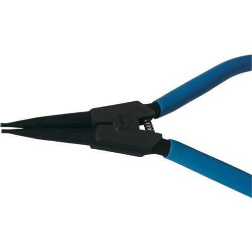 ＴＯＰ　スナップリングプライヤ　軸用直爪　１７５ｍｍ　使用範囲１９〜４０ｍｍ　SS-175　1 丁