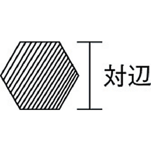 ＶＥＳＳＥＬ　ペタドラ　Ｌ型オフセットドライバー　ＴＤ−６３　対辺３　TD-63-3　1 本