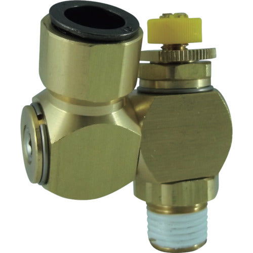 チヨダ　フジスピードコントローラβ（金属）メーターアウト　１０ｍｍ　Ｒ１／４　B10-02SC-O　1 個