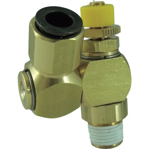 치요다 후지 스피드 컨트롤러 β(금속) 미터 아웃 6mm R1/8 B6-01SC-O 1개