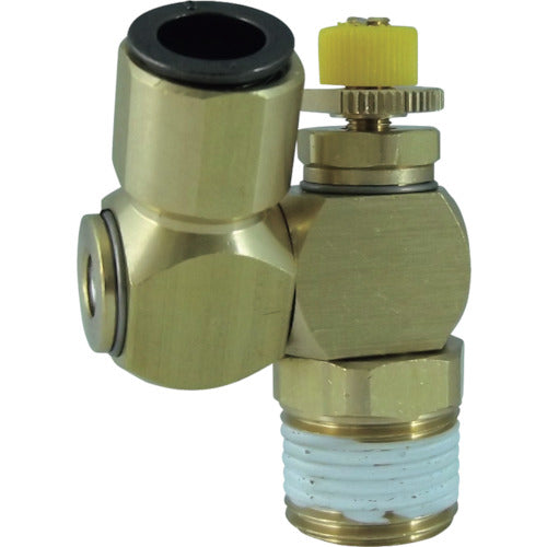 チヨダ　フジスピードコントローラβ（金属）メーターアウト　８ｍｍ　Ｒ３／８　B8-03SC-O　1 個