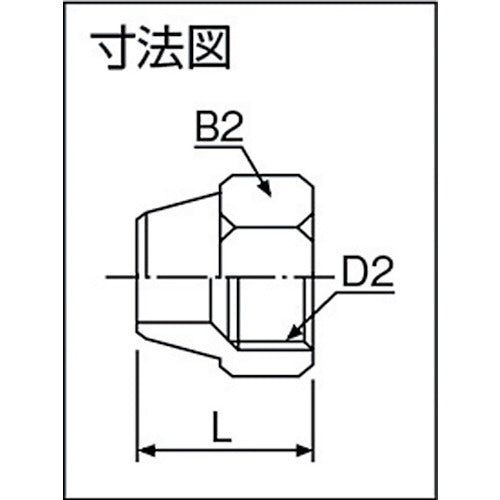 ＡＳＯＨ　フレアーナット　Φ６　FN-1006　1 個