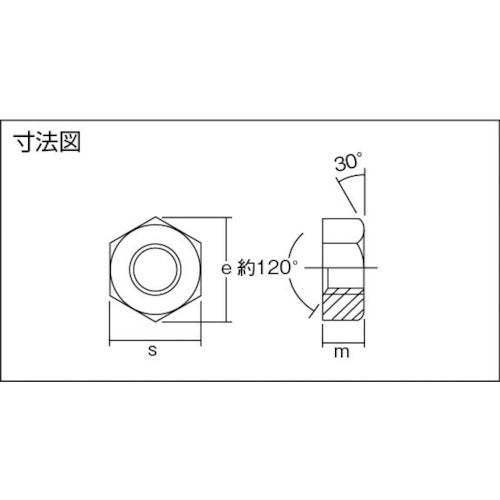 コノエ　六角ナット１種　ステンレス　Ｍ３×０．５　（３０００個入）　NT-SUS-0003　1 箱