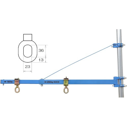 ＨＨＨ　パイプマウントジブクレーン　PMJ　1 Ｓ