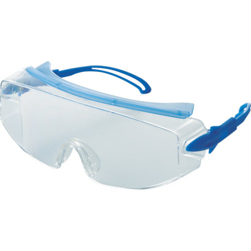TRUSCO Single-lens Safety Glasses Clear TVF-80B 1 pc