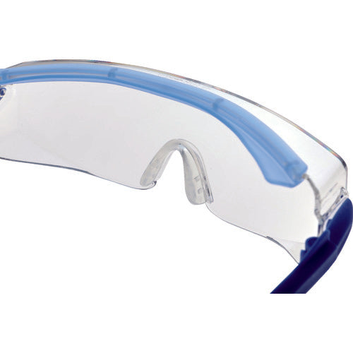 TRUSCO Single-lens Safety Glasses Clear TVF-80B 1 pc