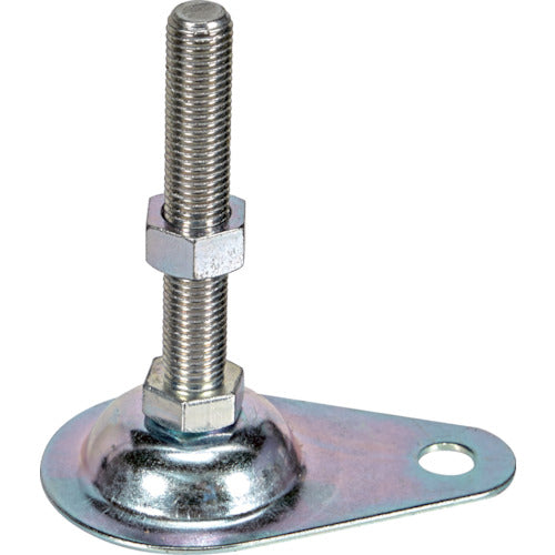 ＴＲＵＳＣＯ　アジャスターボルト　Ｍ１６×１００　スチール　足止めプレート付き　TE2-16X100　1 個