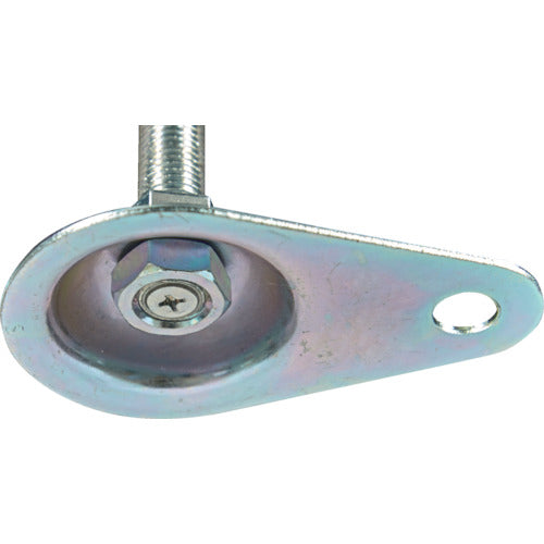 ＴＲＵＳＣＯ　アジャスターボルト　Ｍ１６×１００　スチール　足止めプレート付き　TE2-16X100　1 個