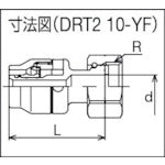 ＴＢＣ　ユニオン　DRT2 10-YF　1 個