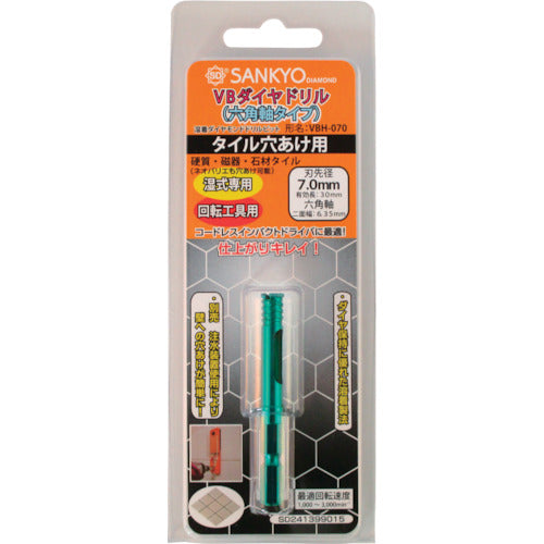 산쿄 VB 다이어드릴 육각축 7 VBH-070 1개