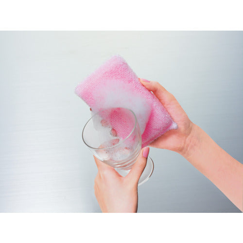 3M Scotch-Brite Rich Foaming Net Sponge Pink WNT-77KP 1 piece