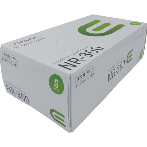 Sanko Excellent Latex Gloves NR-300 S 100 pieces 219020 1 box