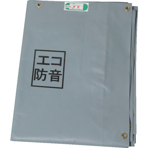 萩原　ターピー　エコ防音シート　グレー　１．８ｍ×５．１ｍ　ECOBOUON1851　1 枚