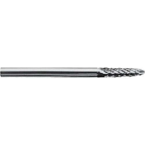 Super Super Carbide Bur Long Shank All Carbide Bullet Type (Double Cut) Blade Diameter 3.0mm Shaft Diameter 3.0mm Total Length 75 SB3A0175 1 pc