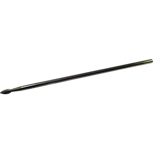 Super Super Carbide Bur Long Shank All Carbide Oval (Double Cut) Blade Diameter 3.0mm Shaft Diameter 3.0mm Total Length 100 SB51A01100 1 Piece