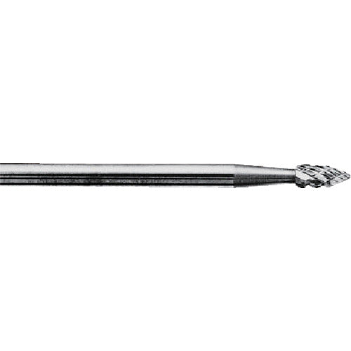 スーパー　スーパー超硬バー　ロングシャンク　オール超硬　楕円型（ダブルカット）刃径３．０ｍｍ　軸径３．０ｍｍ　全長７５　SB51A0175　1 本
