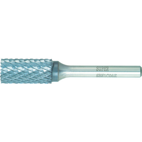 Super Super Carbide Bur Heavy Cutting Brazed Type Cylindrical End Blade Type Blade Diameter: 9.5mm Shaft Diameter: 6.0mm SBH1C06E 1 pc