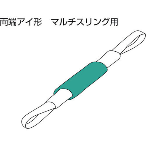 シライ　補強筒ＢＭＴ（２ｍｍ厚／マジックテープタイプ）ＨＥ１．０ｔ用×０．５ｍ　（ラウンドスリング用）　BMT-HE1.0X0.5　1 本